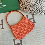 Fortok Goyard Boheme Hobo bag Orange Goyardine Canvas 26cm x 11cm x 22cm - 5