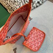 Fortok Goyard Boheme Hobo bag Orange Goyardine Canvas 26cm x 11cm x 22cm - 2