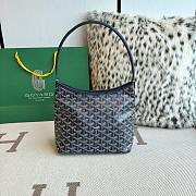 Fortok Goyard Boheme Hobo bag Navy Blue Goyardine Canvas 26cm x 11cm x 22cm - 1