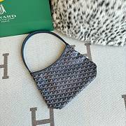 Fortok Goyard Boheme Hobo bag Navy Blue Goyardine Canvas 26cm x 11cm x 22cm - 3