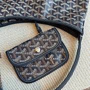 Fortok Goyard Boheme Hobo bag Navy Blue Goyardine Canvas 26cm x 11cm x 22cm - 2