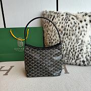 Fortok Goyard Boheme Hobo bag Black Goyardine Canvas 26cm x 11cm x 22cm - 1