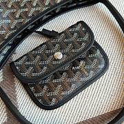 Fortok Goyard Boheme Hobo bag Black Goyardine Canvas 26cm x 11cm x 22cm - 6