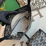 Fortok Goyard Boheme Hobo bag Black Goyardine Canvas 26cm x 11cm x 22cm - 3