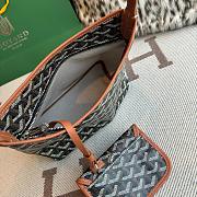 Fortok Goyard Boheme Hobo bag Brown Goyardine Canvas 26cm x 11cm x 22cm - 6