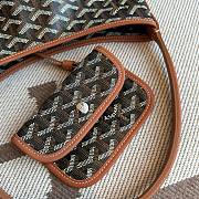 Fortok Goyard Boheme Hobo bag Brown Goyardine Canvas 26cm x 11cm x 22cm - 3