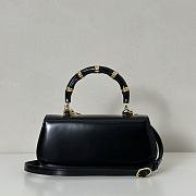 Fortok Gucci Bamboo 1947 top handle bag Black 26.6*13*8cm - 2