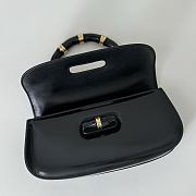 Fortok Gucci Bamboo 1947 top handle bag Black 26.6*13*8cm - 6