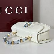Fortok Gucci Bamboo 1947 top handle bag White 26.6*13*8cm - 6