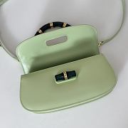 Fortok Gucci Bamboo 1947 top handle bag Baby Green 26.6*13*8cm - 4