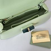 Fortok Gucci Bamboo 1947 top handle bag Baby Green 26.6*13*8cm - 2