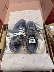 Fortok Miu Miu x New Balance 530 SL sneakers grey suede and mesh - 1