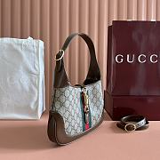 Fortok Gucci Jackie 1961 shoulder bag GG Supreme Canvas 28x19x4.5cm - 4