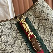 Fortok Gucci Jackie 1961 shoulder bag GG Supreme Canvas 28x19x4.5cm - 2