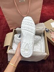 Fortok Miu Miu x New Balance 530 SL sneakers White suede and mesh  - 5