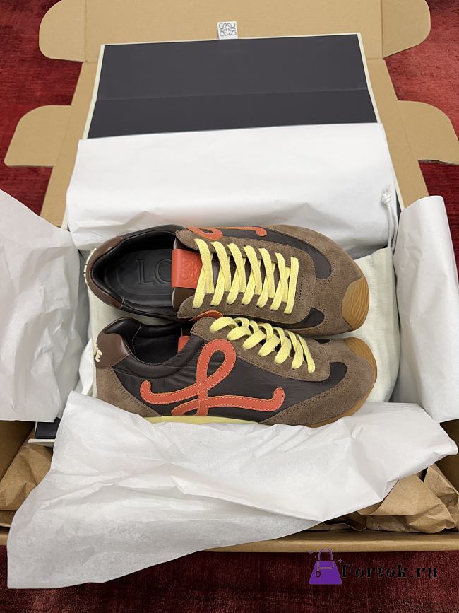 Fortok Loewe Ballet Runner 2.0 sneakers Chocolate Brown  - 1