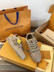 Fortok Louis Vuitton LV Trainer in Brown Damier Embossed - 4