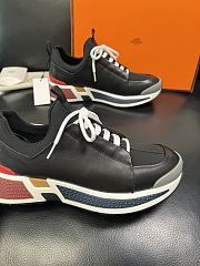 Fortok Hermès Just sneakers Leather Black - 5