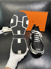 Fortok Hermès Just sneakers Leather Black - 6
