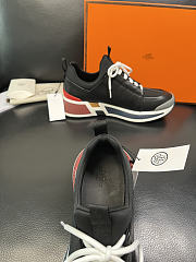 Fortok Hermès Just sneakers Leather Black - 4