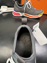 Fortok Hermès Just sneakers Suede Grey - 4