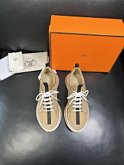 Fortok Hermès Just sneakers Suede Beige - 1