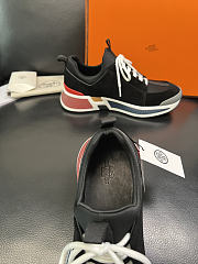 Fortok Hermès Just sneakers Suede Black - 6