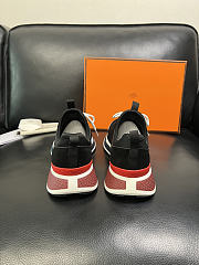 Fortok Hermès Just sneakers Suede Black - 4