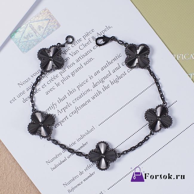 Fortok Van Cleef & Arpels Alhambra bracelet Black - 1