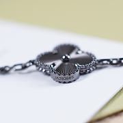Fortok Van Cleef & Arpels Alhambra bracelet Black - 6