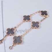 Fortok Van Cleef & Arpels Alhambra bracelet Grey Rose Gold - 3