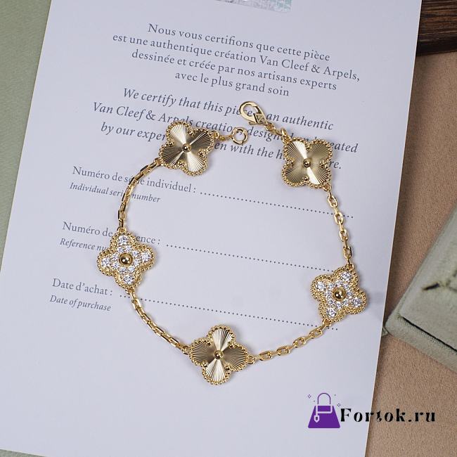 Fortok Van Cleef & Arpels Alhambra bracelet Gold  - 1