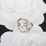Fortok Chanel Ring Star Silver with Diamond - 6