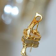 Fortok Van Cleef & Arpels Vintage Alhambra earrings Gold White - 6
