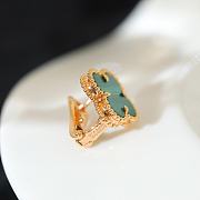 Fortok Van Cleef & Arpels Vintage Alhambra earrings Gold Green - 2