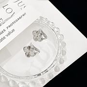 Fortok Van Cleef & Arpels Vintage Alhambra Silver earrings - 6