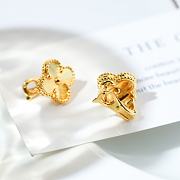 Fortok Van Cleef & Arpels Vintage Alhambra earrings Gold - 5