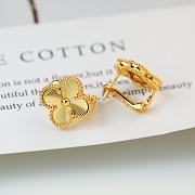 Fortok Van Cleef & Arpels Vintage Alhambra earrings Gold - 3