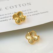 Fortok Van Cleef & Arpels Vintage Alhambra earrings Gold - 2