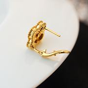 Fortok Van Cleef & Arpels Vintage Alhambra earrings Gold - 4