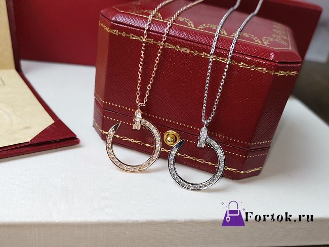 Fortok Cartier Juste un Clou pendant necklaces Siler/ Rose Gold - 1