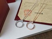 Fortok Cartier Juste un Clou pendant necklaces Siler/ Rose Gold - 6
