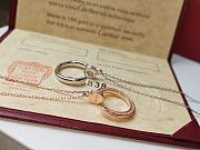 Fortok Cartier Juste un Clou pendant necklaces Siler/ Rose Gold - 5