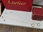 Fortok Cartier Juste un Clou pendant necklaces Siler/ Rose Gold - 4