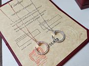Fortok Cartier Juste un Clou pendant necklaces Siler/ Rose Gold - 2