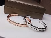 Fortok Bvlgari B.zero1 cuff bracelets Rose Gold/ White - 1