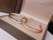 Fortok Bvlgari B.zero1 cuff bracelets Rose Gold/ White - 5