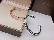Fortok Bvlgari B.zero1 cuff bracelets Rose Gold/ White - 3