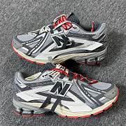 Fortok New Balance 1906A sneakers Slate Grey Drift Red colorway - 1