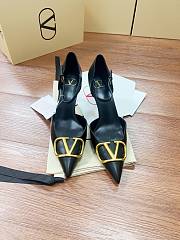 Fortok Fortok Valentino Garavani VLogo Signature slingback pumps Black 8cm - 1